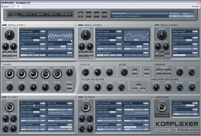 Terratec Komplexer Behind the initial Keyboard page lurks more complexity